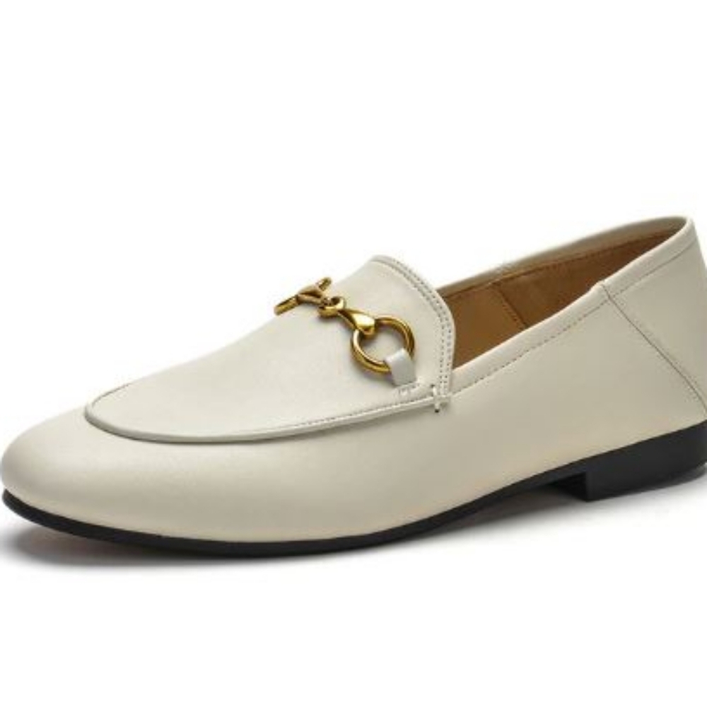 Vertundy Women's Loafers Flats Leather Pointed Toe Work Slip On Mules sz 8 - Picture 8 of 8